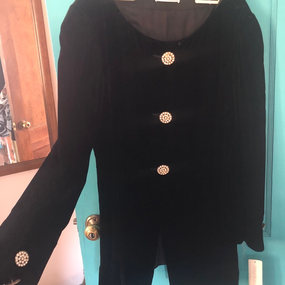 Velvet evening jacket